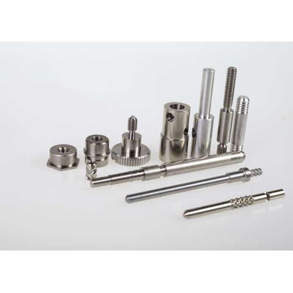 Connecting Shaft Stainless Steel Pins , Precision Stainless Steel Shaft With Knurling Knob