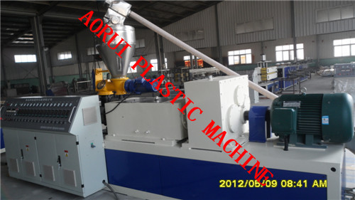 Quality WPC Extrusion Machine , Wood Plastic Extrusion Line For Panel wholesale