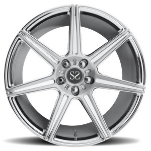 Hyper Silver Car Rims 21 inch Customized For Audi A7/ 21" Forged Alloy Wheels