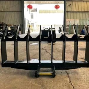 Excavator Rake Bucket , land rake for excavator CAT320D PC200