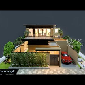 Aesthetic Villa Sales Model with 1:25 Scale Architecture Structural Model for