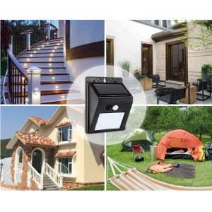 water proof security solar sensor wall light side lamp,ip65 waterproof outdoor