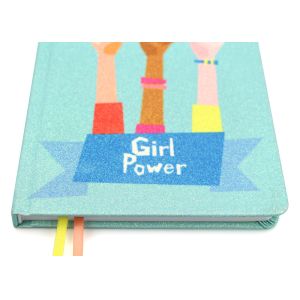 Office Custom Journal Printing , Personalised Glitter Notebook For Girls Men