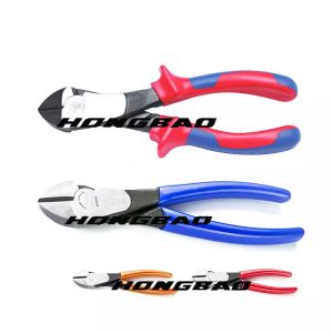 Cheap 200mm 160mm 6 Inch 8 Inch 7&quot; Heavy Duty Insulated Side Cutters Diagonal Pliers 60# CRV Steel for sale