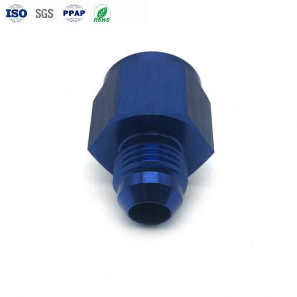 Quality Custom CNC Aluminum Parts with Blue Anodize ±0.01mm Tolerance wholesale