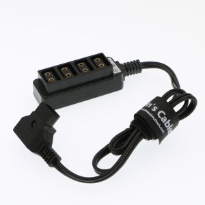 Alvin's Cables D Tap Male to 4 Port Dtap Female Splitter Power Cable for ARRI