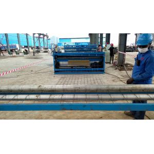 Large Roll Mesh Welding Machine For Iron Wire , Mesh Size 100x100mm