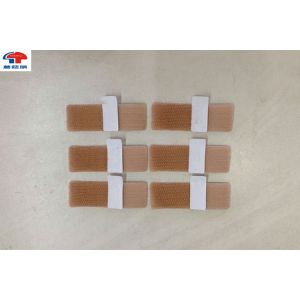 Part Release Self Adhesive Hook And Loop Squares For Medical , Custom Shape