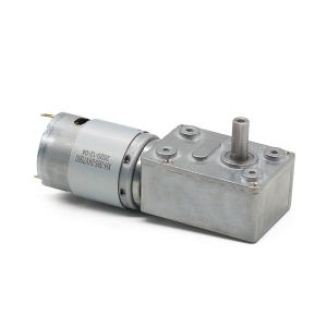 JGY 385 Self Lock Brushed Permanent Magnet Gear Motor 200rpm For Rotating Table