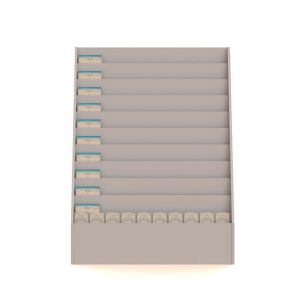 Multiple Layers Sloped MDF Greeting Card Display Stand