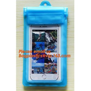 Custom printed phone accessories plastic pvc zipper bag, PVC Waterproof Phone
