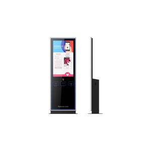 Custom Self Service Banking Kiosk 43 Inch IR / SAW / Capacitive Touch Screen