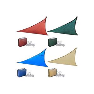 180G Polyester Garden Wind Screen Waterproof Triangle Sun Shade Sail