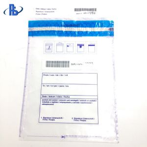 Moisture Proof Tamper Evident Security Bags Transparent / Opaque White Optional