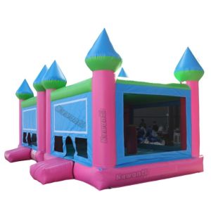 Cheap 2024 Most Popular Inflatable Christmas Bounce House with Slide Unisex Design PVC Material for sale