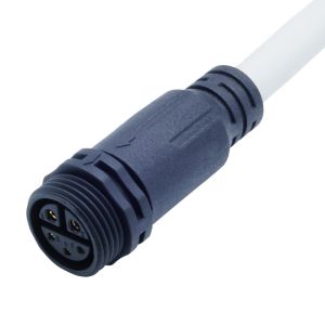 Male Rear Panel Mount Socket M20 2-4 Pin Screw Type Waterproof LED IP67