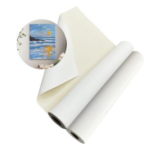 High Durability Matte Inkjet 360gsm Pure Cotton Canvas For Wall Decoration