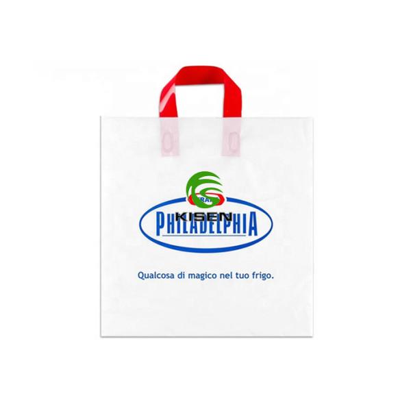 Quality Fork Ear Packaging PE Plastic Bag Lightweight For Garment Smooth Surface wholesale