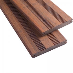 China Grey Waterproof Bamboo Composite Decking 20mm Bamboo Flooring Deck on sale