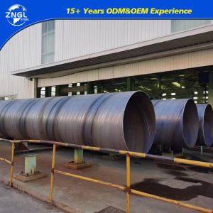 SSAW ERW Carbon Steel Pipe 6mm-20mm 609Mm Spiral Welded