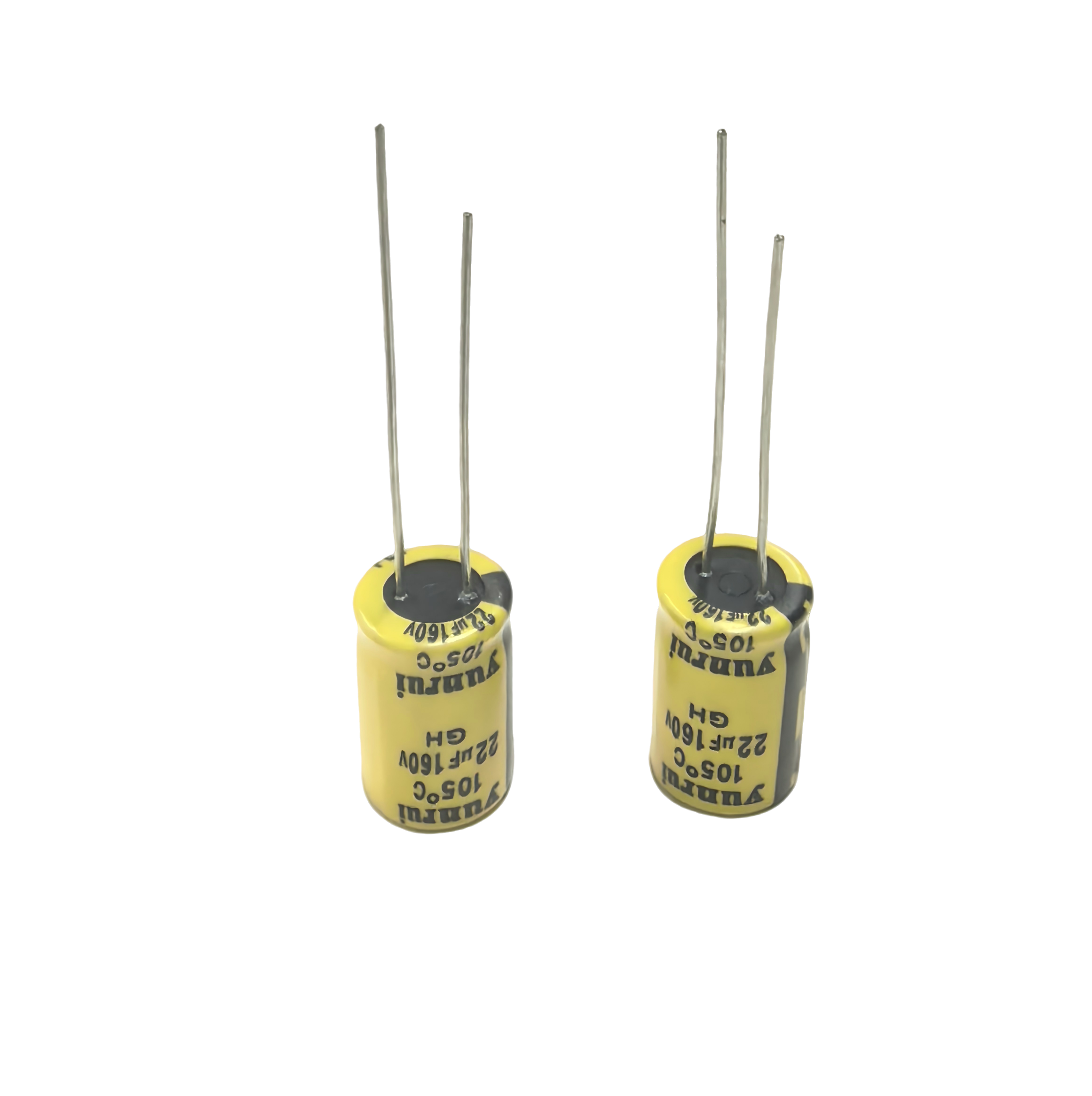 22UF 16V Radial Aluminum Electrolytic Capacitor with Low ESR and High Ripple for