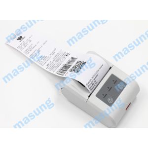 White and Black USB Portable Thermal Tablet Printer Easy Paper Loading