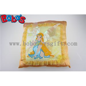 China Personalized Cushions Plush Soft Spirit Yellow Kids Pillows on sale