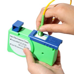 China Palm Sized Fiber Optic Cassette Cleaner For Engineering Lab on sale
