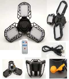 Ultra Bright Adjustable LED Work Light 25.5X13X10.7cm Battery Powered Work