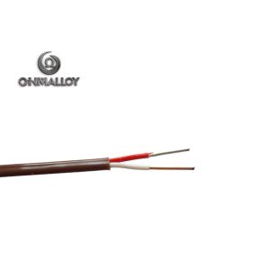 Silicon Rubber Insulated NiCr-NiSi Type K Compensating Wire 0.12-1.5mm Diameter