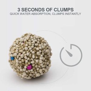 Fast Clumping Bentonite Cat Litter Highly Absorbent Strong Deodorizing ECO