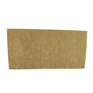 ISO Certified High-Density Rock Wool Board Square Thermal Insulation for