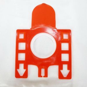 Non Woven 4 Layer 3D HEPA Vacuum Cleaner Filter Bags Red Collar Miele FJM