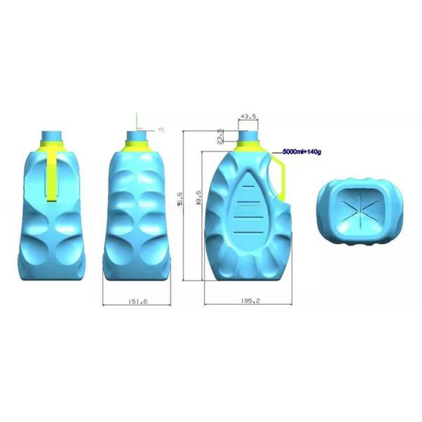 Automatic Bottle Blowing Equipment with 35kN Clamping Force and Max.Bottle Height 380mm