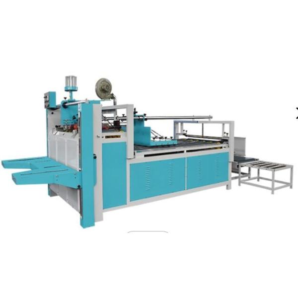 Quality Pasting Box 2800mm Carton Folding And Gluing Machine Semi Automatic wholesale