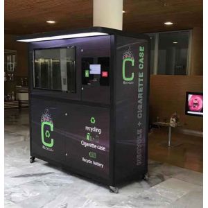 Cigar Box Reverse Recycling Vending Machine With CCTV Camera