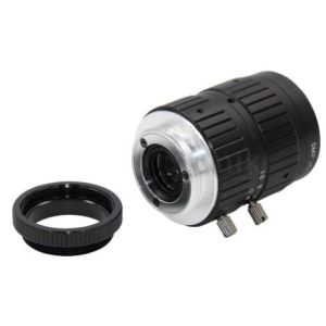 HD 5MP CCTV Camera Lens 12mm F1.6 Aperture 2/3" Image Format Mount C Industrial