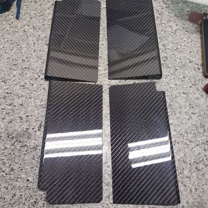 Carbon Fiber High Gloss Twill Woven Sheets Glossy / Matte Surface