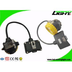 Super Light 15000lux Miners Cap Lamp 6.8Ah Battery With Four Lighitng Modes