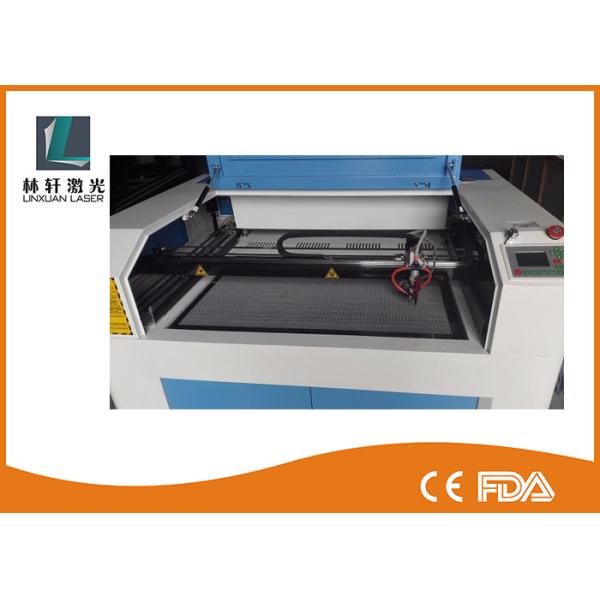 High Speed Carbon Steel CO2 Laser Cutting Machine With LCD Touch Screen / USB