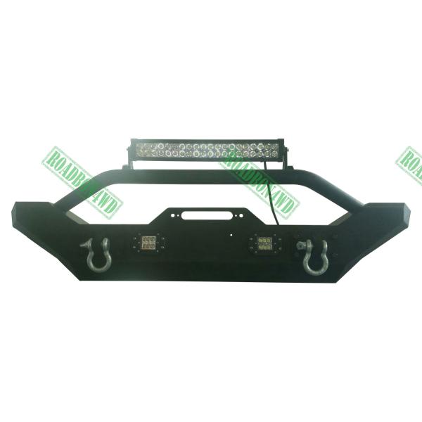 Quality Black Textured Finish Front recovery Bumper for jeep wrangler jk BLACK FRONT BUMPER FOR JEEP WRANGLER wholesale