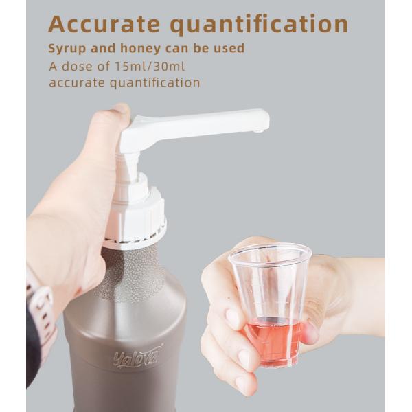 UKPACK'S 54-410 Plastic Sauce Pump 10ml 15ml 20ml 30ml Food Grade Dispenser Pump