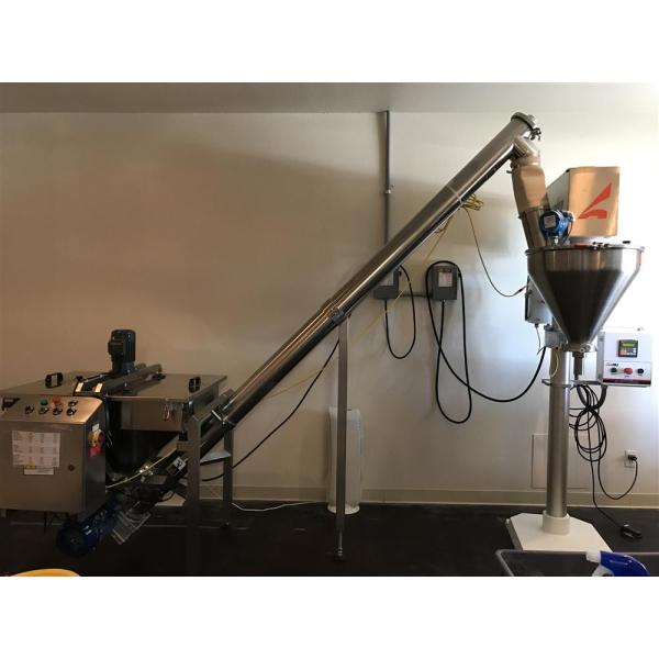 Diameter 114mm Sand Auger Screw Conveyor