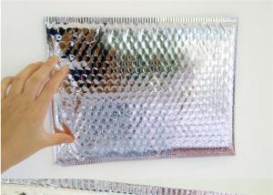 China Silver Bubble Mailer Bag 15x210mm #B Jiffy Bubble Bags For Transport Oil Resistant on sale