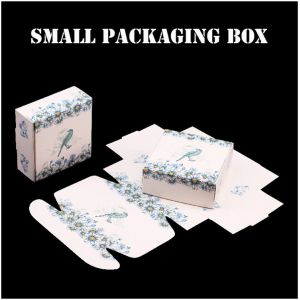 Luxury Small Recyclable Folding Packaging Box Coated Paper Mixed Color