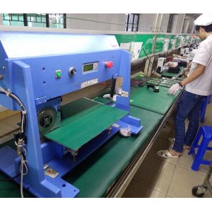 Motroized 4M Pre - Scroing PCB Separator Upper Circular Blade Moving