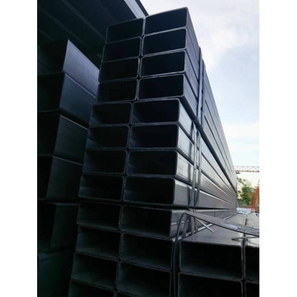 Black Iron Ms Rectangular Steel Channels U-Bar Galvanized Square Tube for Structural