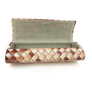 Optical / Reading Eyelasses Packaging Case Pu Metal Glasses Case