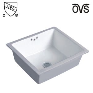 Solid Surface Ceramic Under Counter Wash Basin For Kitchen
