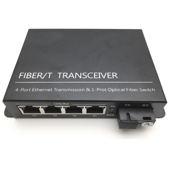 Quality SC 2 RJ45 Fiber Optic Transceiver 850nm 1310nm 1550nm Single Mode 10 / 100m wholesale